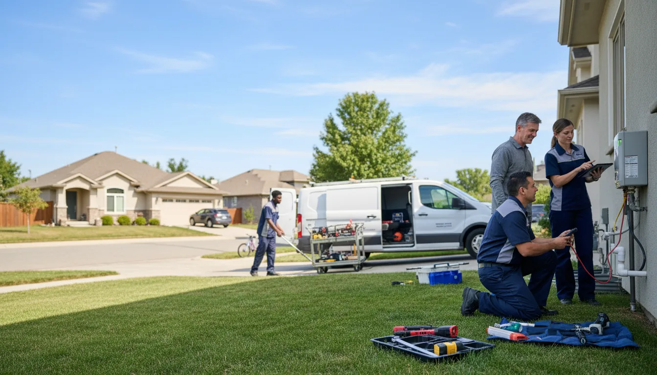 Tankless water heater service in Tucker, AR